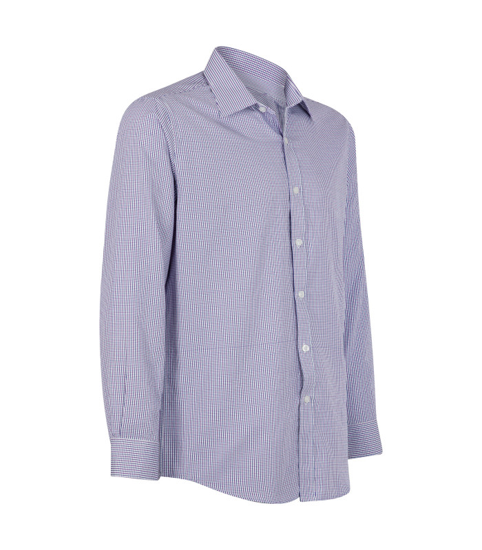 Camisa Trevira Urban Cuadros Manga Larga Hombre