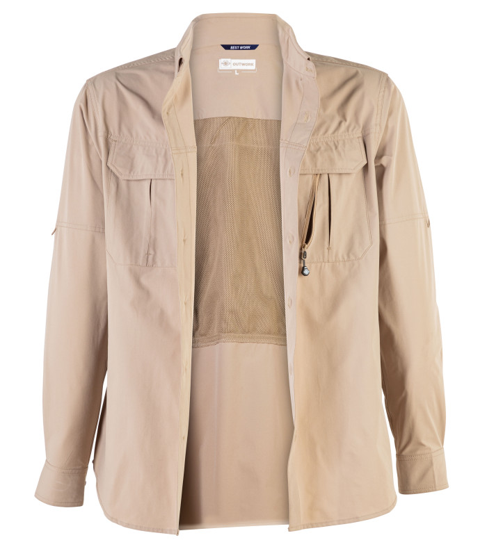 Camisa Abelia Manga Larga Hombre