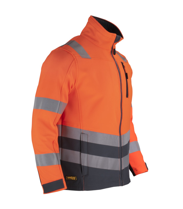 Chaqueta Softshell Alta Visibilidad Hombre Clase 2