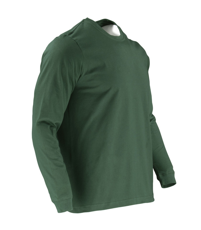 Polera 100% Algodón Manga Larga Hombre