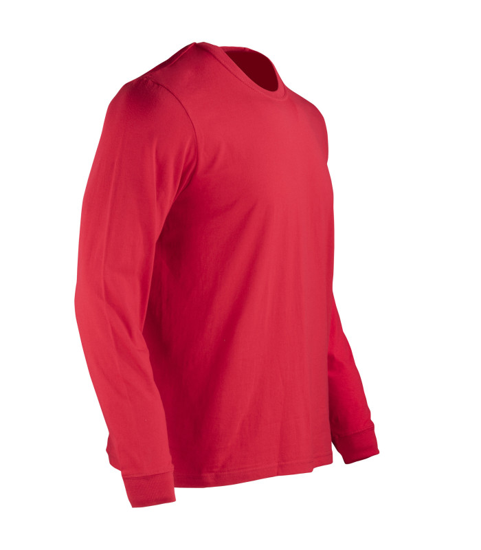 Polera 100% Algodón Manga Larga Hombre