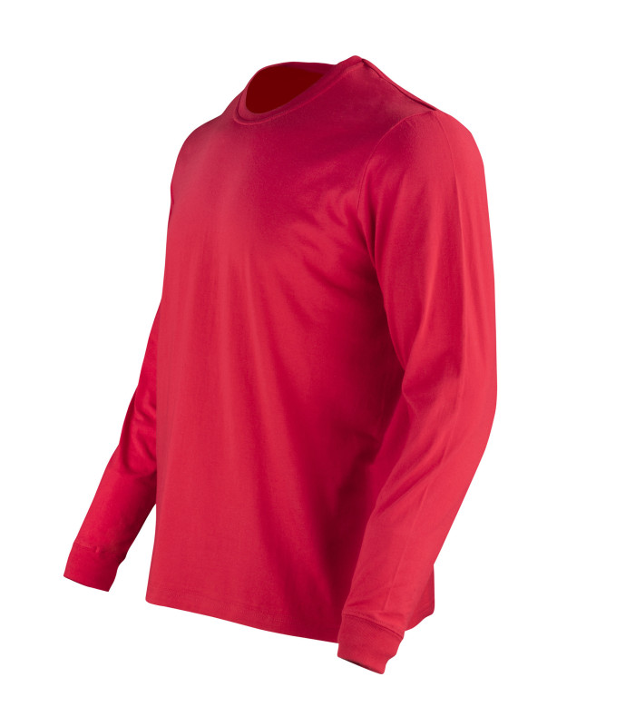 Polera 100% Algodón Manga Larga Hombre