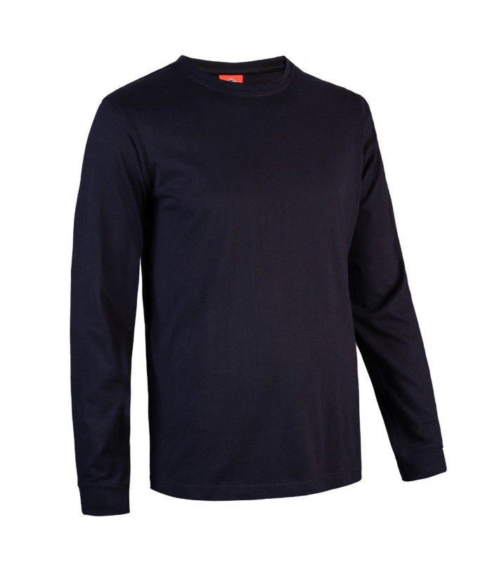 Polera 100% Algodón Manga Larga Hombre