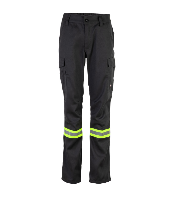 Pantalón Gabardina Dual Hi-Vis con Cinta día y noche hombre