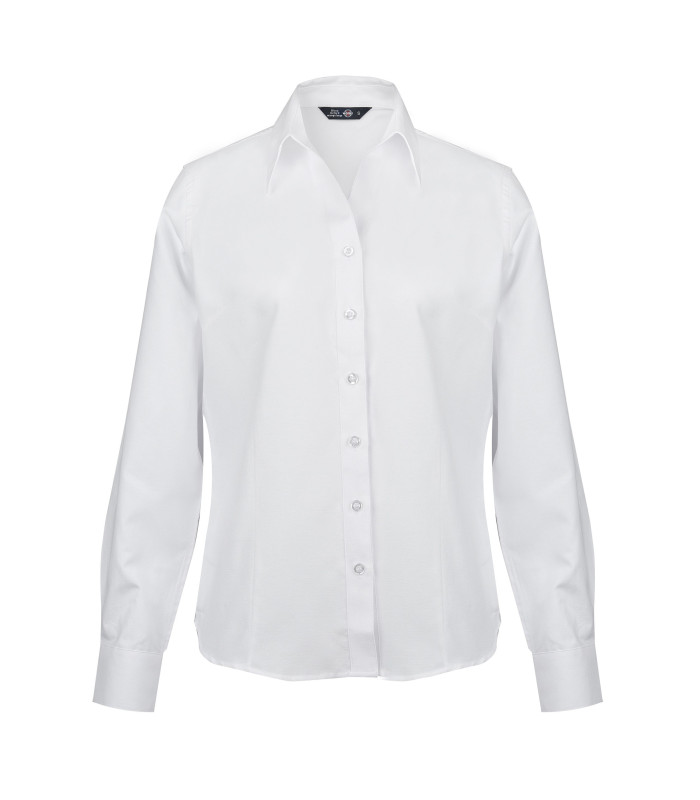 Blusa Oxford Classic Manga Larga Mujer