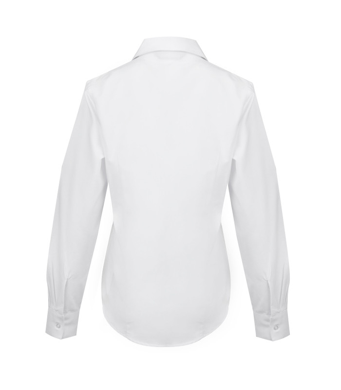 Blusa Oxford Classic Manga Larga Mujer