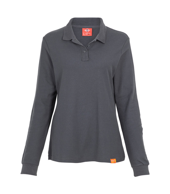 Polera Polo 60% Algodón Manga Larga Mujer