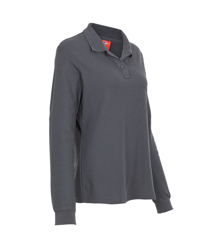 Polera Polo 60% Algodón Manga Larga Mujer
