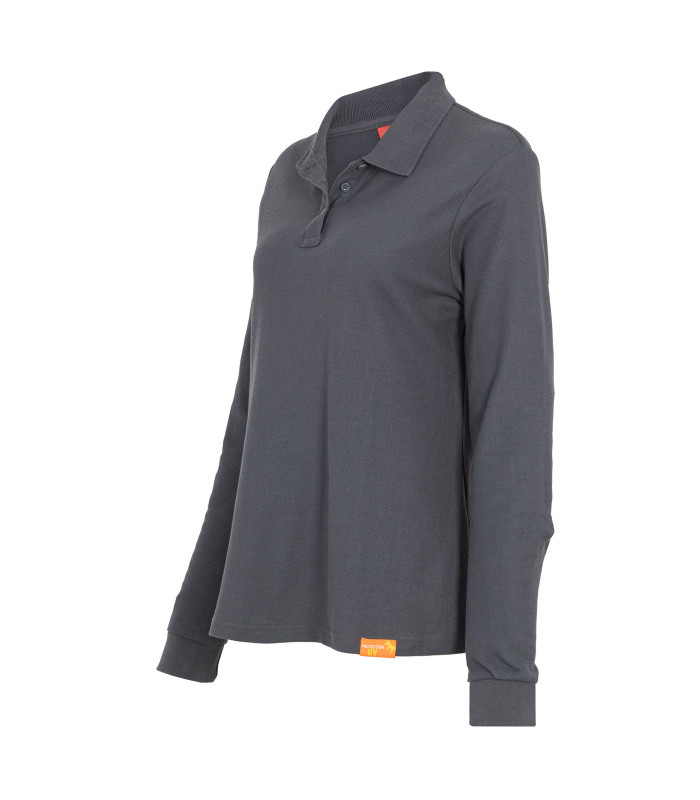 Polera Polo 60% Algodón Manga Larga Mujer