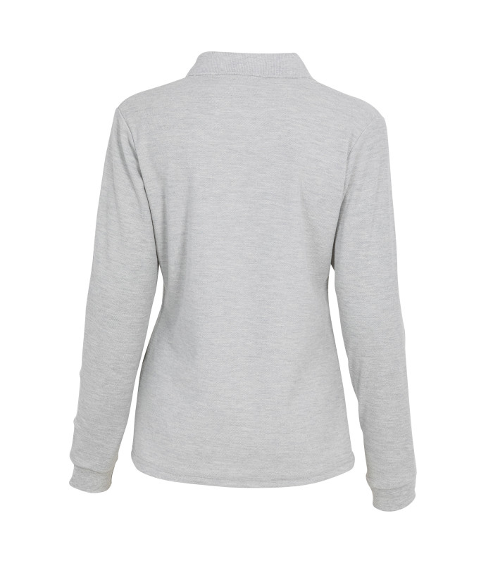 Polera Polo 60% Algodón Manga Larga Mujer
