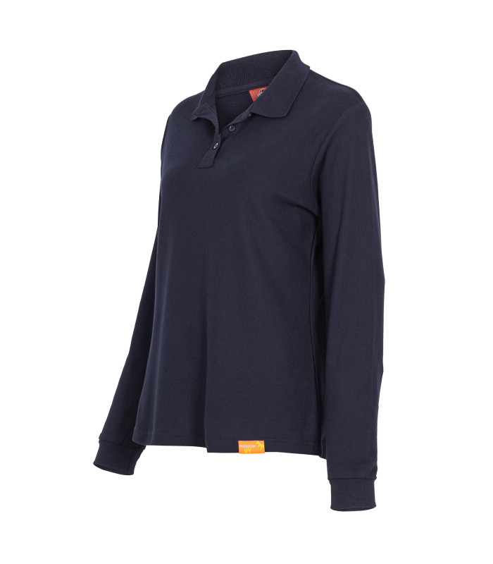 Polera Polo 60% Algodón Manga Larga Mujer