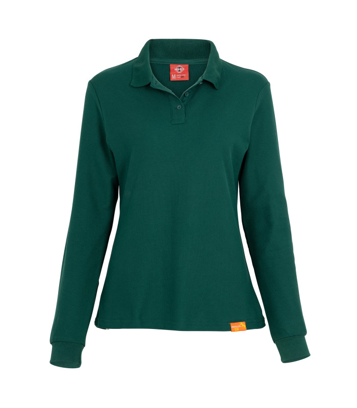 Polera Polo 60% Algodón Manga Larga Mujer