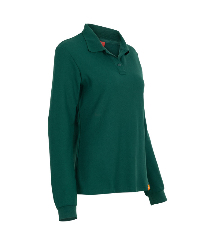Polera Polo 60% Algodón Manga Larga Mujer