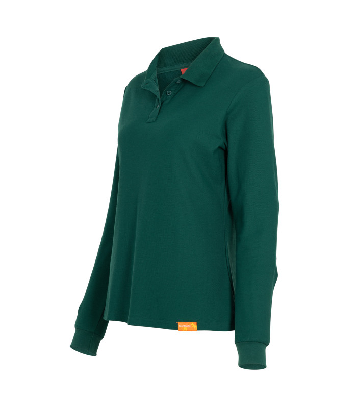 Polera Polo 60% Algodón Manga Larga Mujer