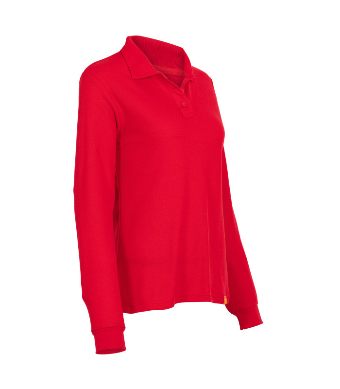 Polera Polo 60% Algodón Manga Larga Mujer