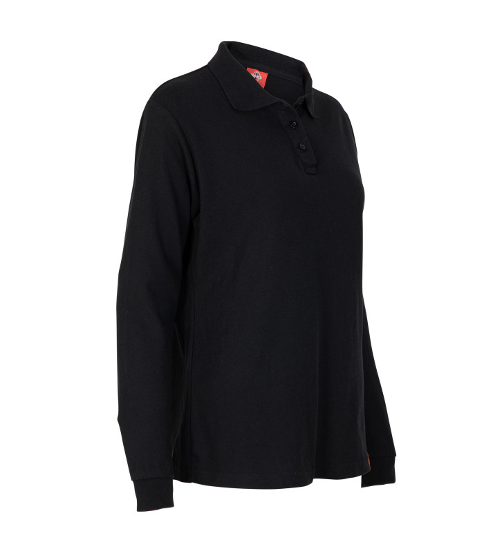 Polera Polo 60% Algodón Manga Larga Mujer