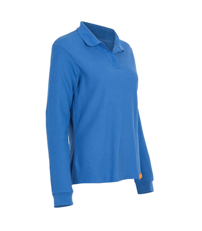 Polera Polo 60% Algodón Manga Larga Mujer