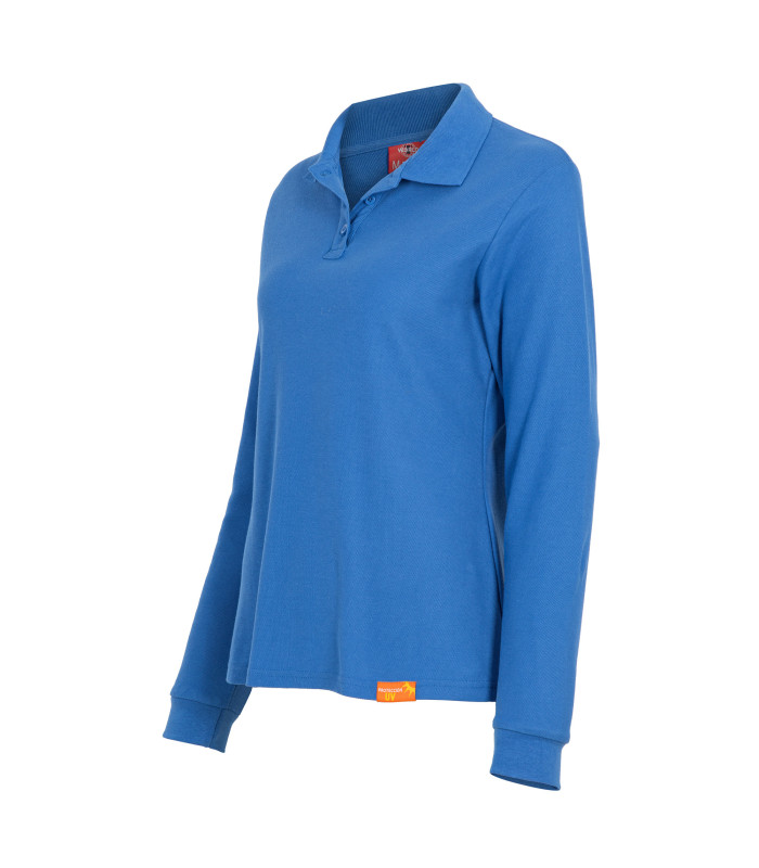 Polera Polo 60% Algodón Manga Larga Mujer