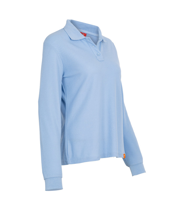 Polera Polo 60% Algodón Manga Larga Mujer
