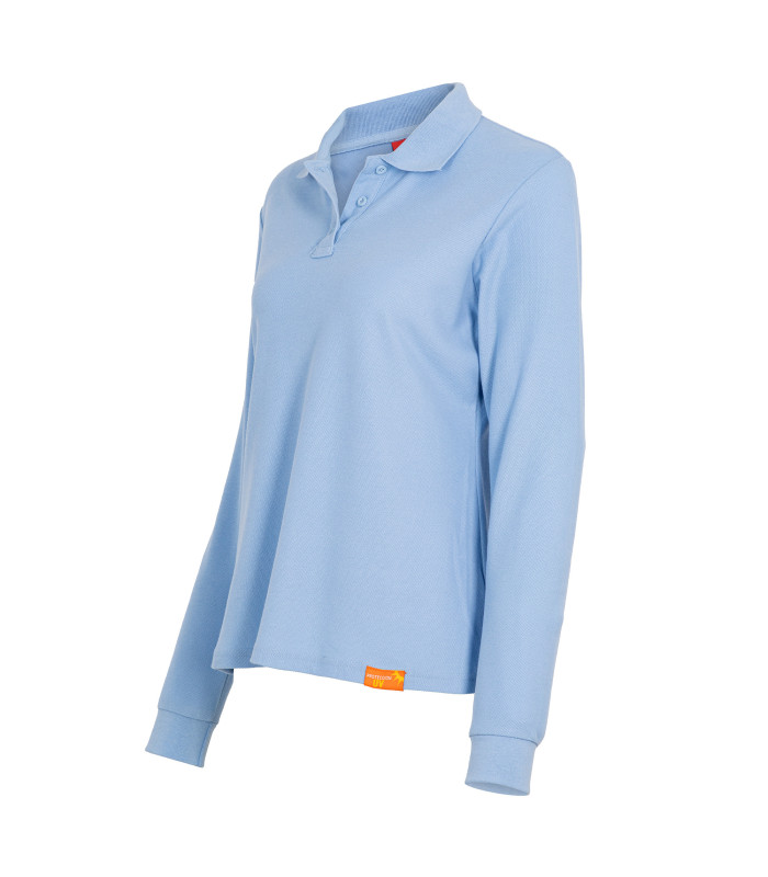 Polera Polo 60% Algodón Manga Larga Mujer