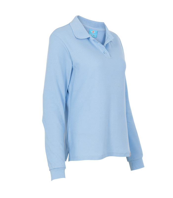 Polera Polo 80% Algodón Manga Larga Mujer