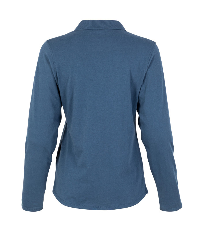 Polera Polo DryFresh Smooth® 60% Algodón Manga Larga Mujer