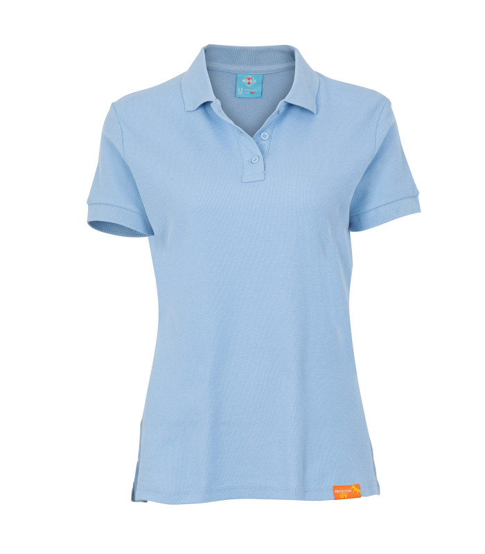 Polera Polo 80% Algodón Manga Corta Mujer