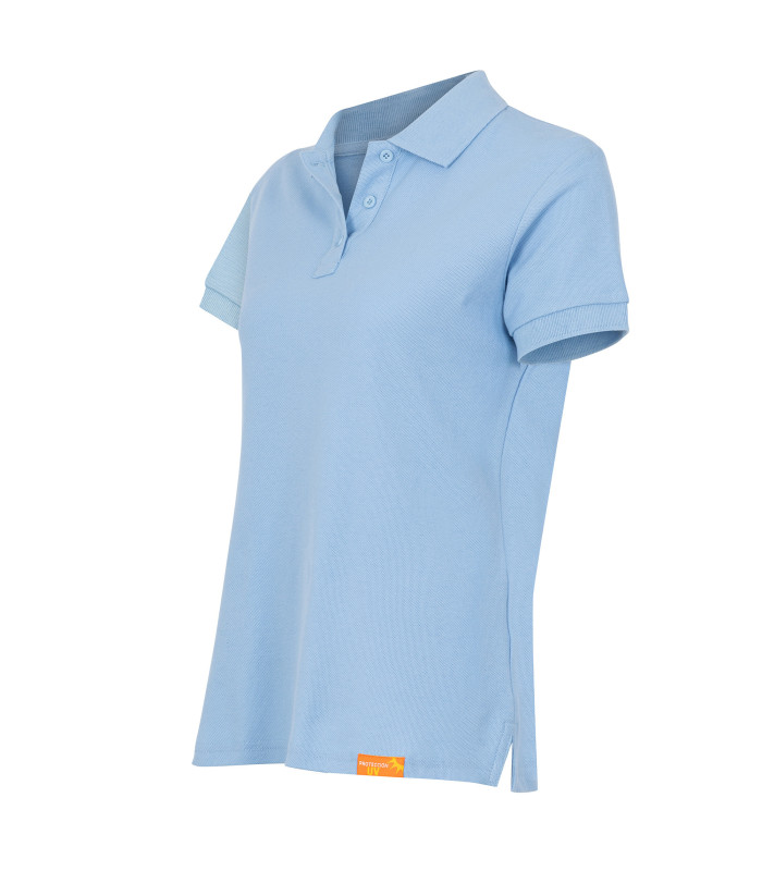 Polera Polo 80% Algodón Manga Corta Mujer