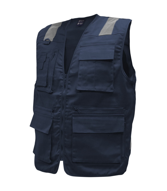 Chaleco Geólogo Gabardina Sin Manga Unisex