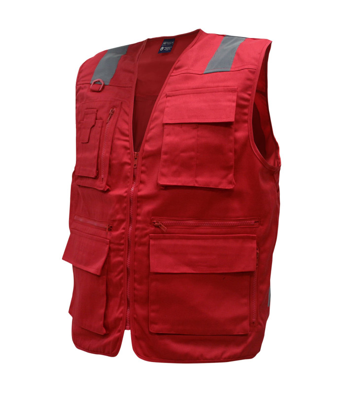 Chaleco Geólogo Gabardina Sin Manga Unisex