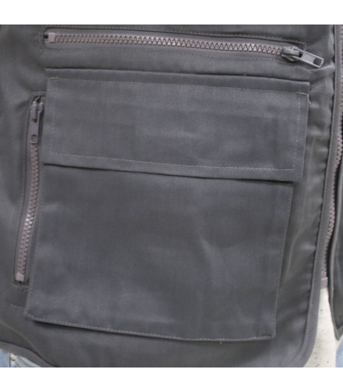 Chaleco Geólogo Gabardina Sin Manga Unisex